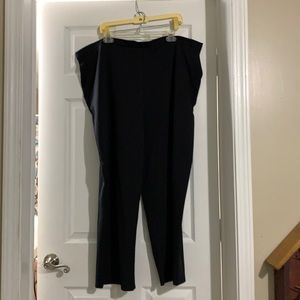 Black dress pants.  White stag. 26/28